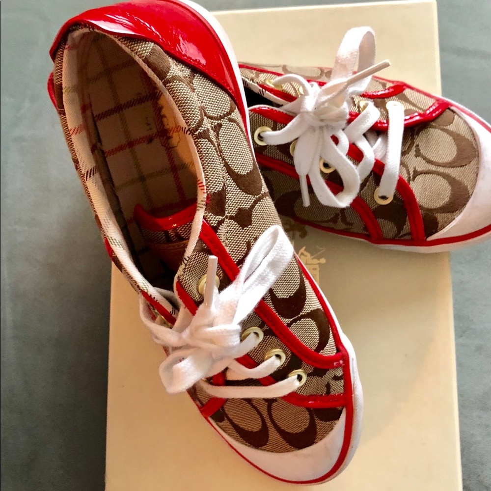 Coach sneakers! EUC!